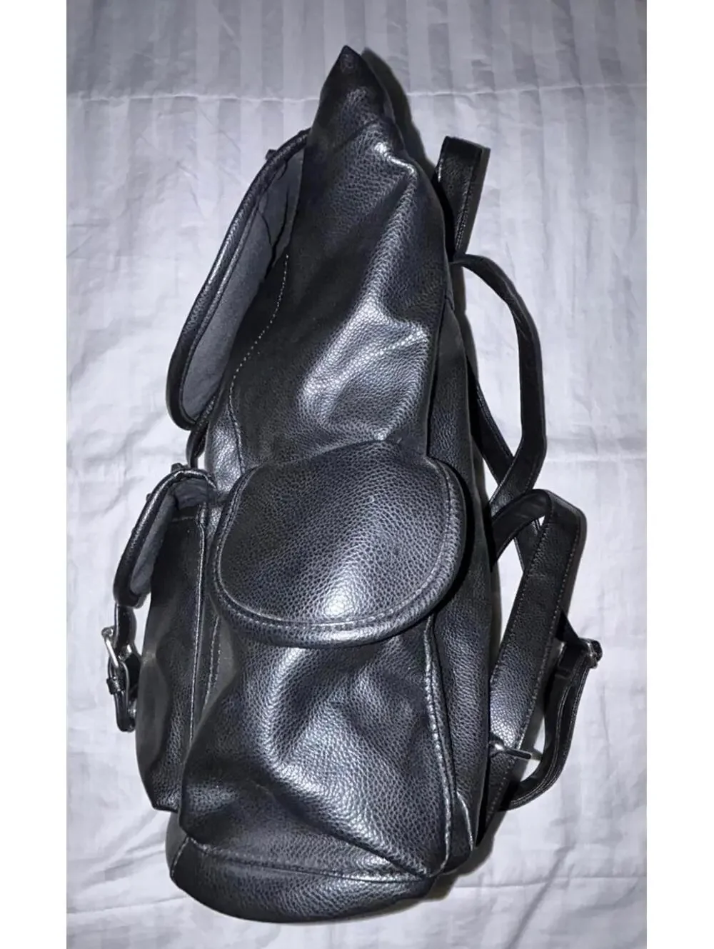 Stone Mountain Black Back Pack Purse